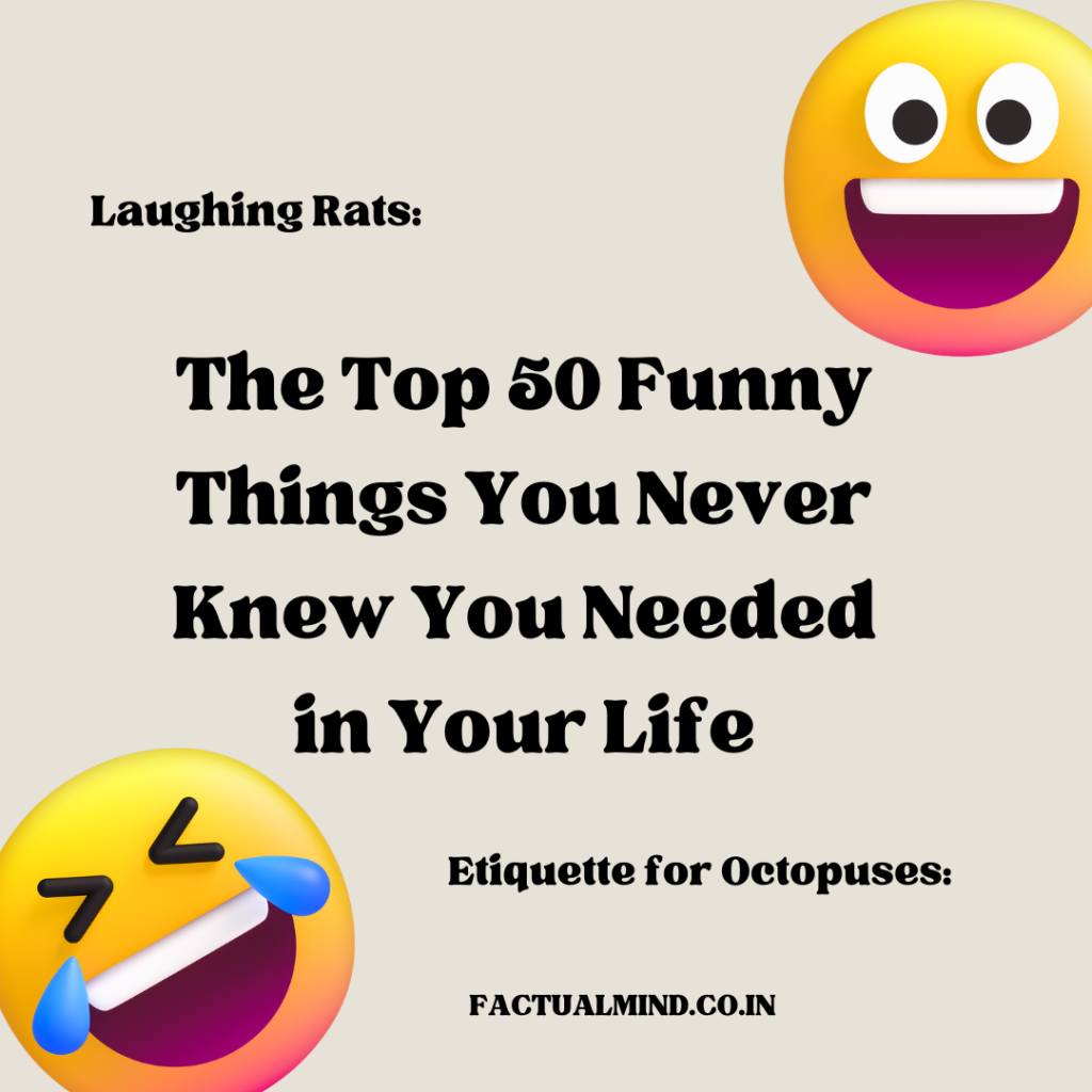 The Top 50 Funny Things You Never Knew You Needed in Your Life